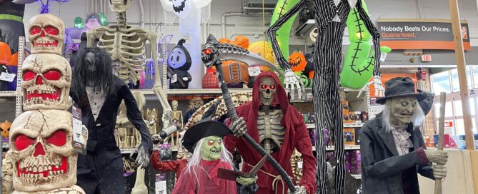 Giant Halloween Animatronic Collection from Home Depot