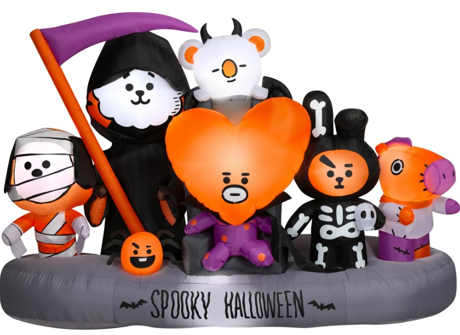 BT21's Spooky Halloween Inflatables