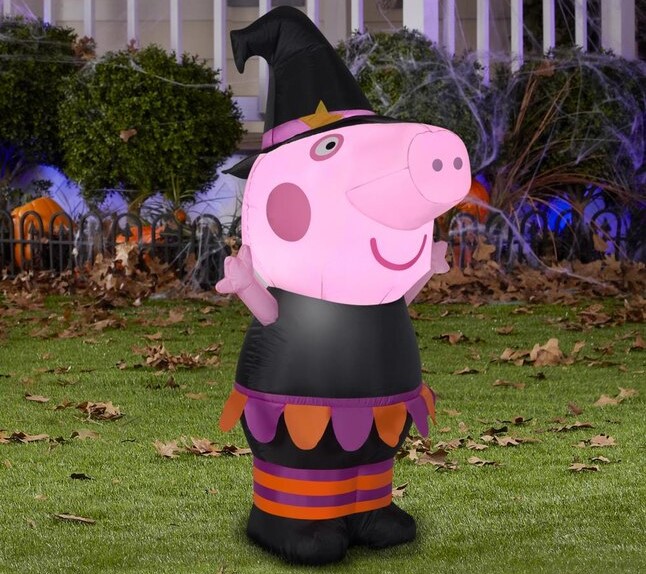 Peppa Pig Witch Inflatable