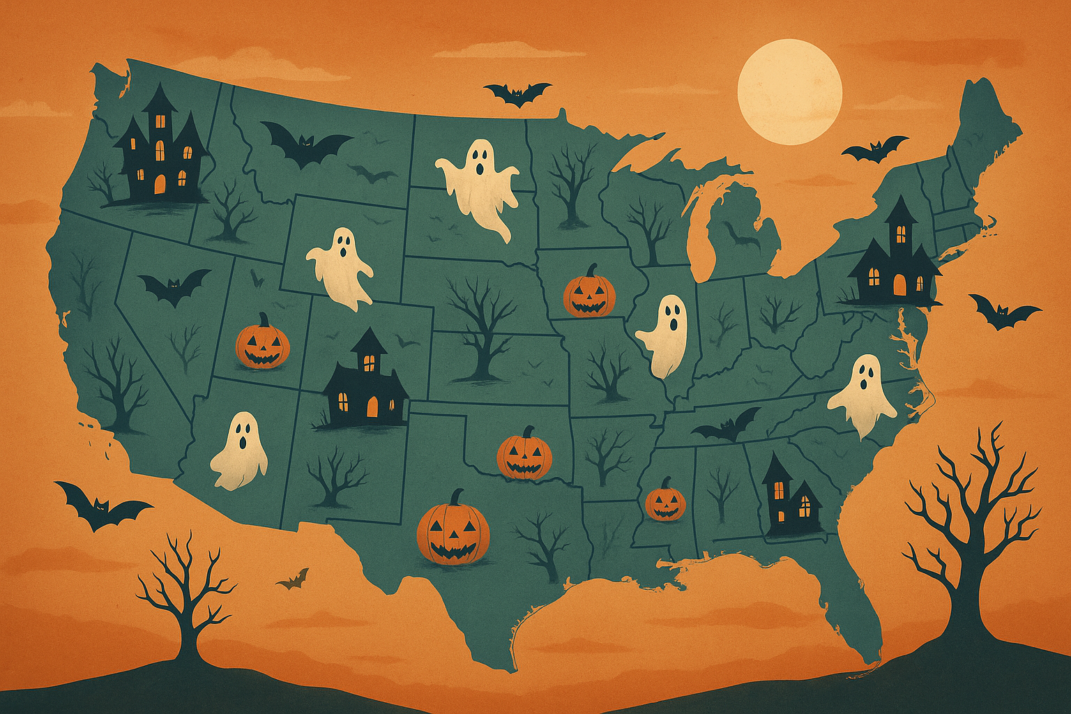 Haunted houses across the united states