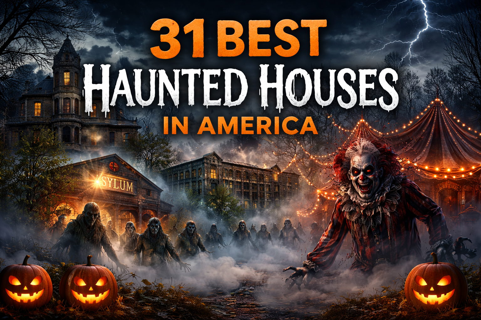 31 Best Haunted Houses in America