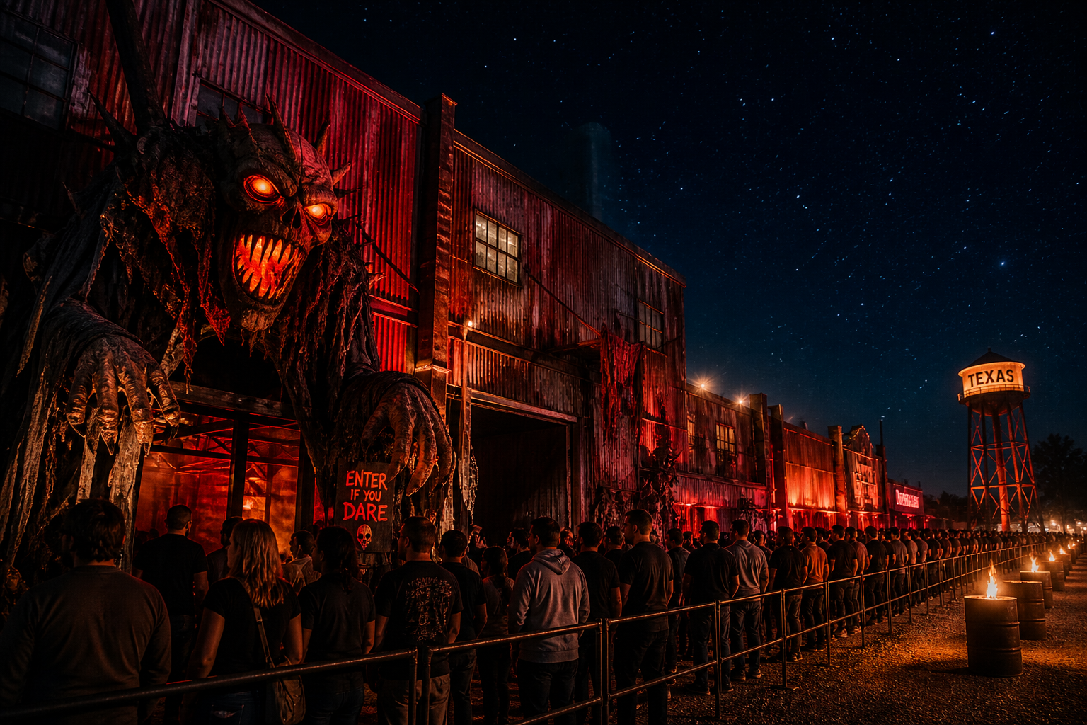 Discover the best haunted houses in Texas with our comprehensive regional guide — from Dallas-Fort Worth to Houston, San Antonio, Austin, and beyond. Top-rated scares in 2026.