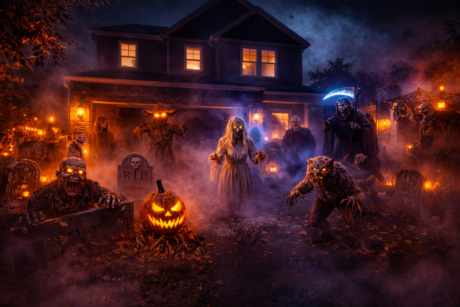 Ready to build your first home haunted house in 2026? This beginner's guide covers theme selection, layout planning, props, lighting, fog, safety, and how to scale up your home haunt year over year.