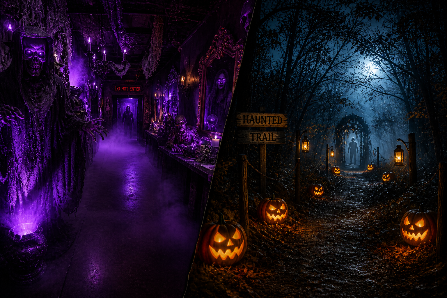 Indoor or outdoor haunted attraction? Compare the pros, cons, scare styles, and visitor tips to find the right Halloween experience for you in 2026.