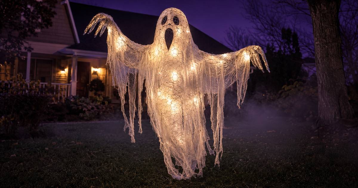 How to Make a Chicken Wire Ghost: Step-by-Step DIY Yard Haunt Guide