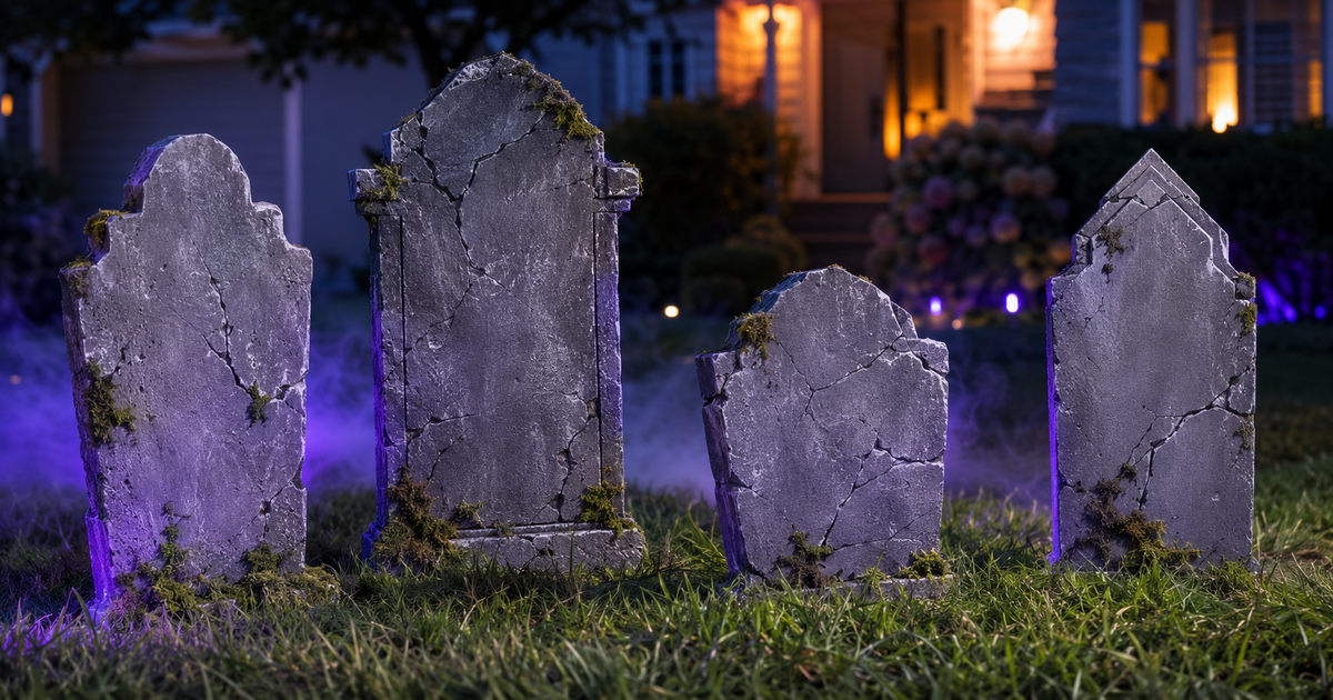 How to Make DIY Foam Tombstones for Your Yard Haunt (Step-by-Step)