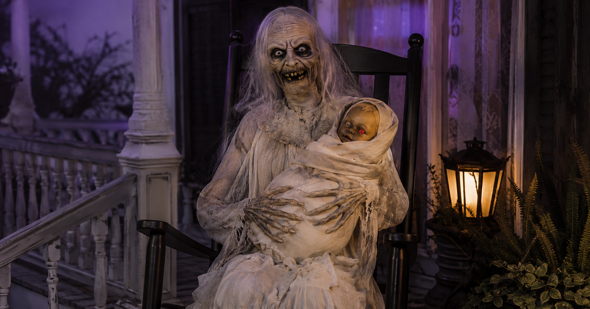 Haunted Hill Farm Gravely Granny: 2.9-Ft Animatronic Reviewed
