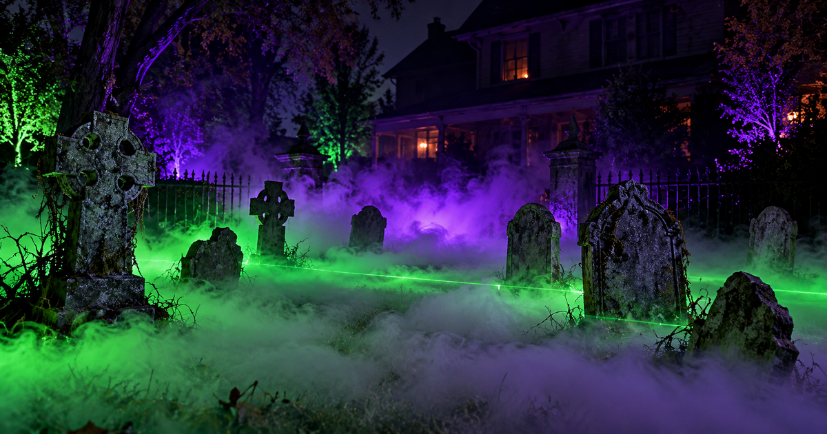How to Light Fog for Halloween: Spotlights, Colors, and the Laser Swamp Effect