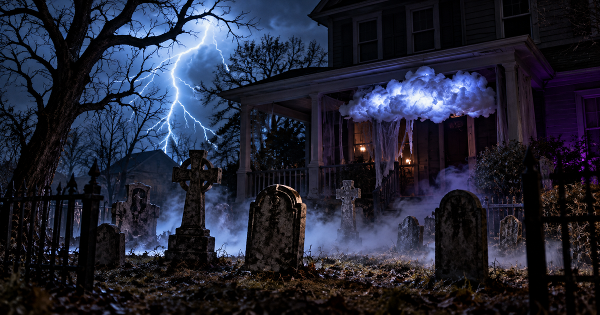 How to Make a Lightning Effect for Halloween: Strobes, Thunder, and Timing