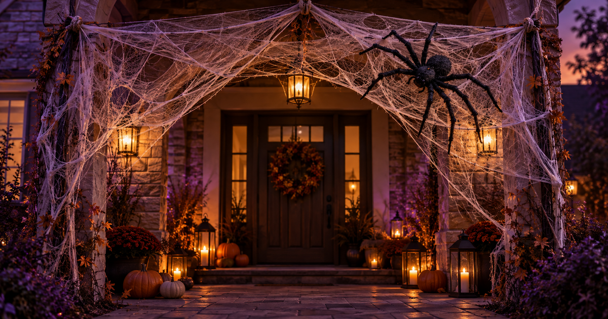 How to Make Realistic Spider Webs for Halloween: Stretch Web, Rope Web, and Safer DIY Techniques