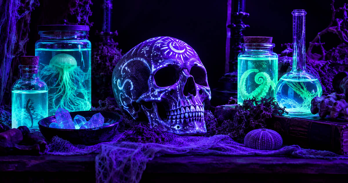 How to Use Blacklight (UV) Lighting for a Glow-in-the-Dark Halloween Display