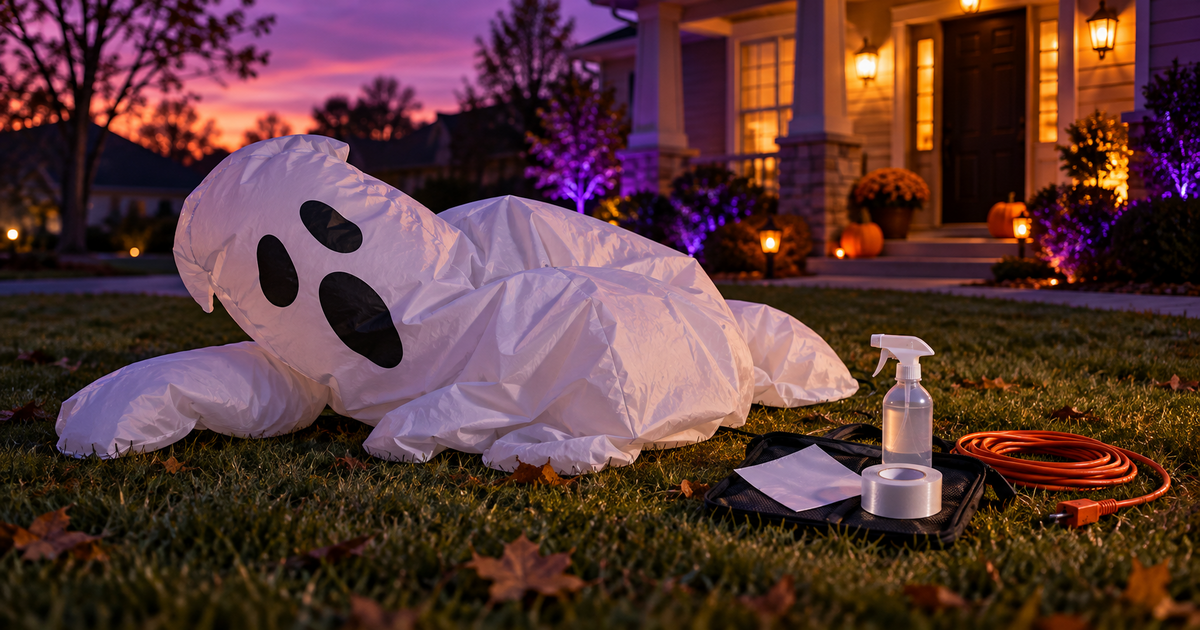 Halloween Inflatable Won't Inflate? Troubleshooting and Repair Guide