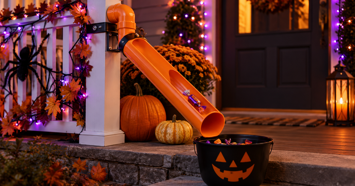 How to Build a DIY Halloween Candy Chute