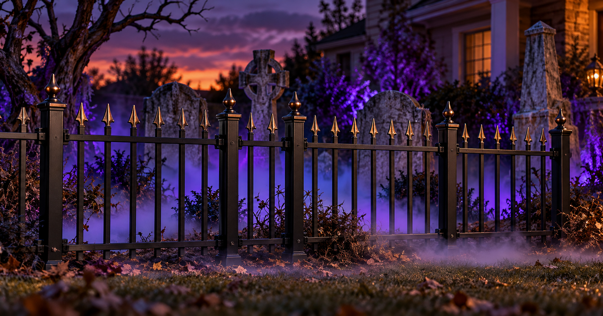 How to Make a PVC Cemetery Fence for Your Halloween Yard