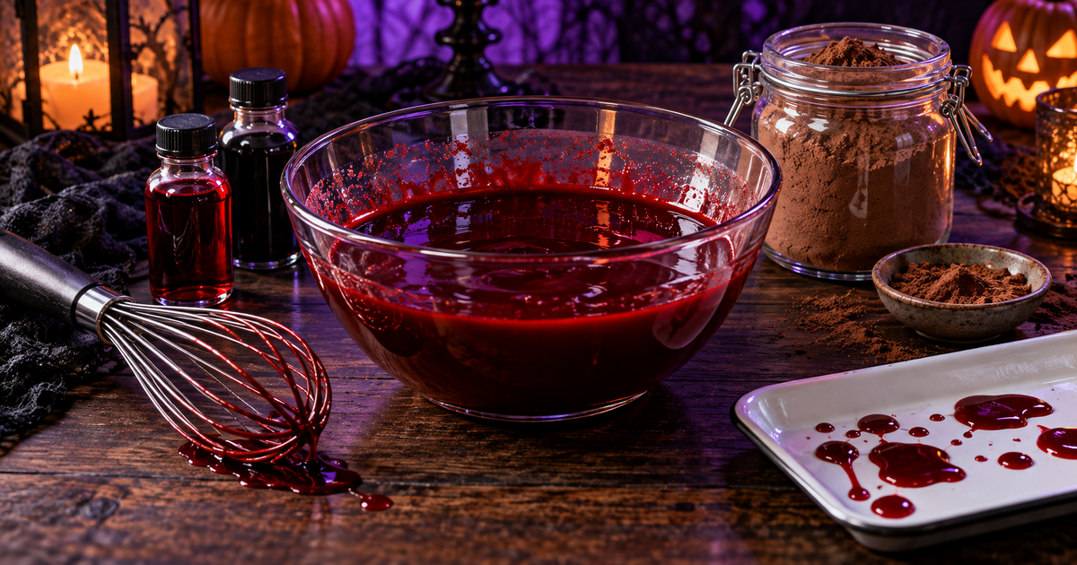 How to Make Fake Blood for Halloween: 3 Easy Recipes for Props, Scenes and Costumes